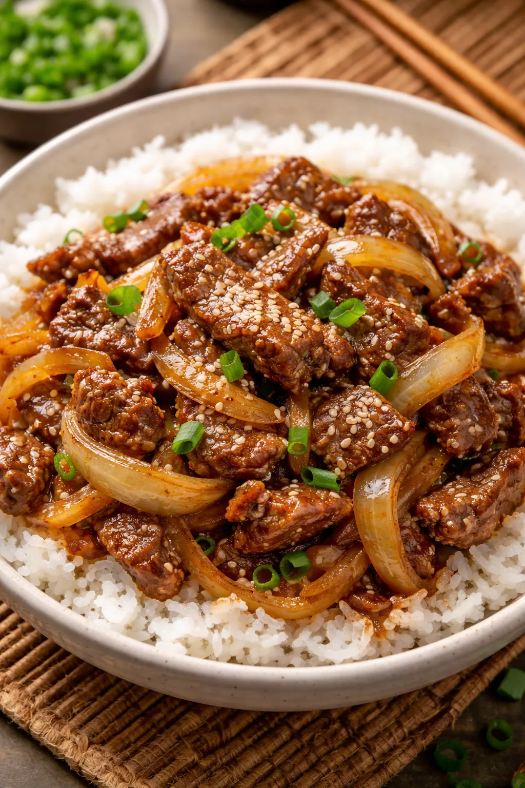 Boeuf au oignons 12€